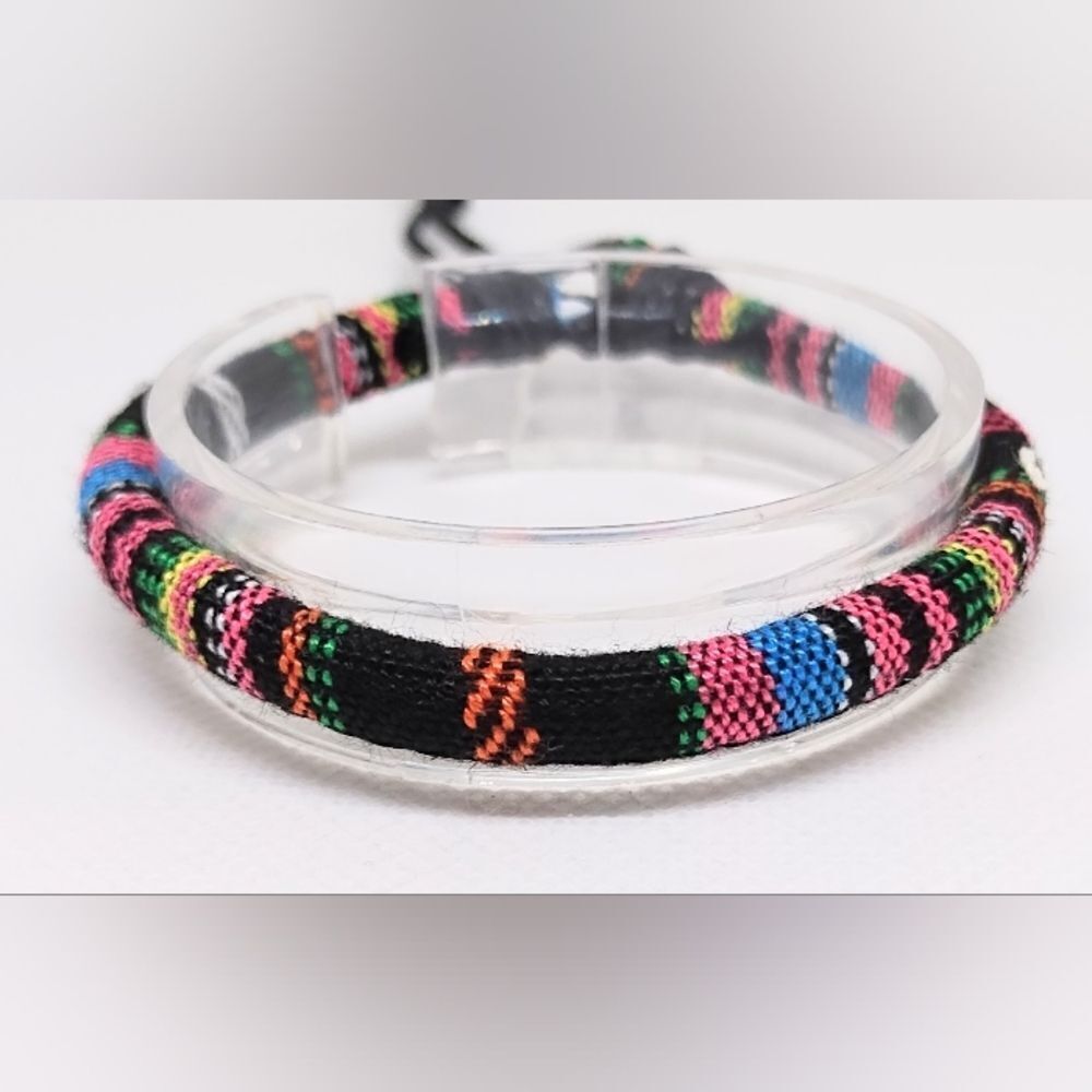 Men's bracelet‎ striped punk new e53
